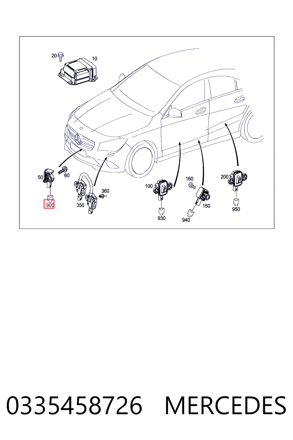 0335458726 Mercedes 