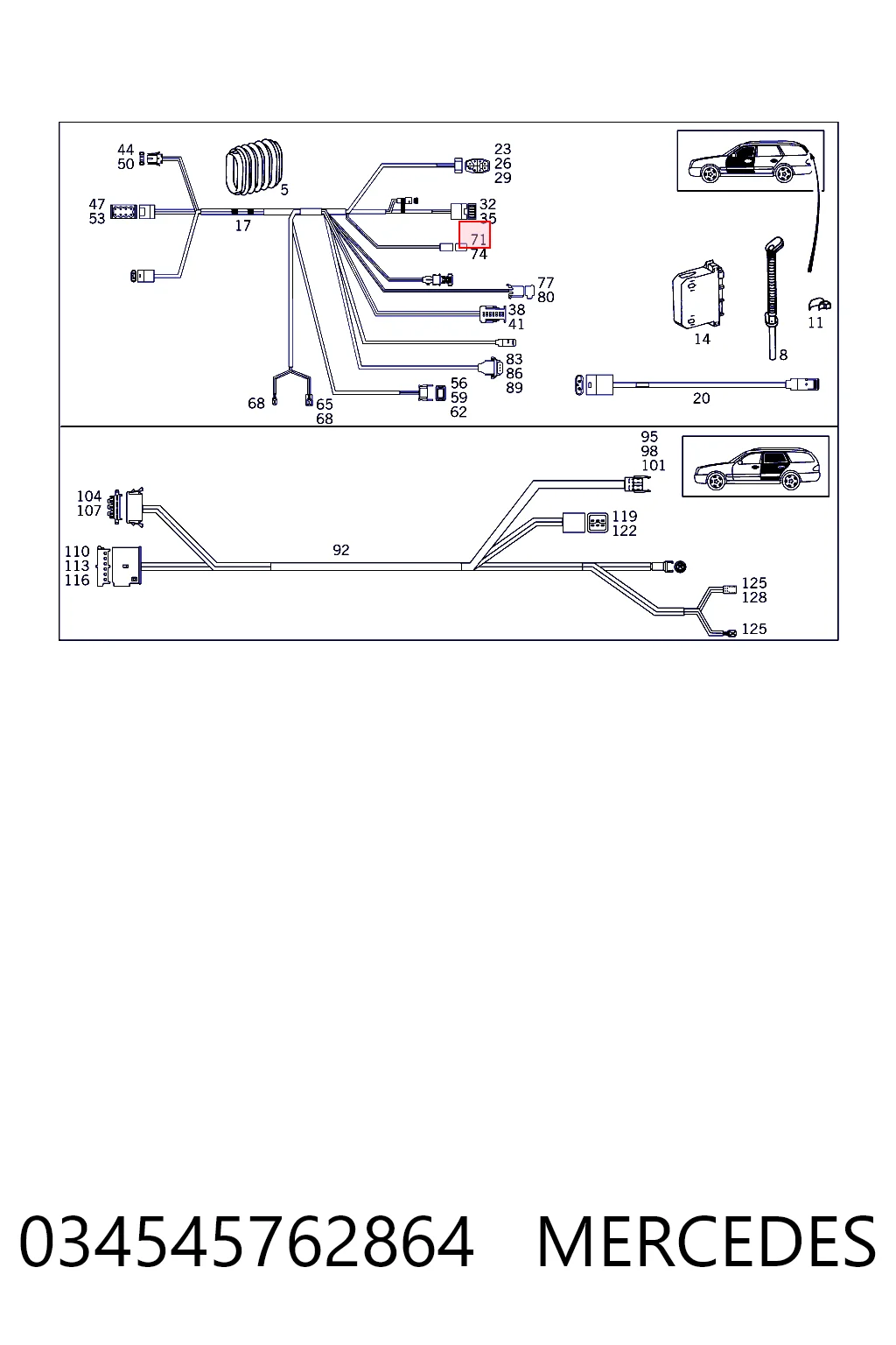 034545762864 Mercedes