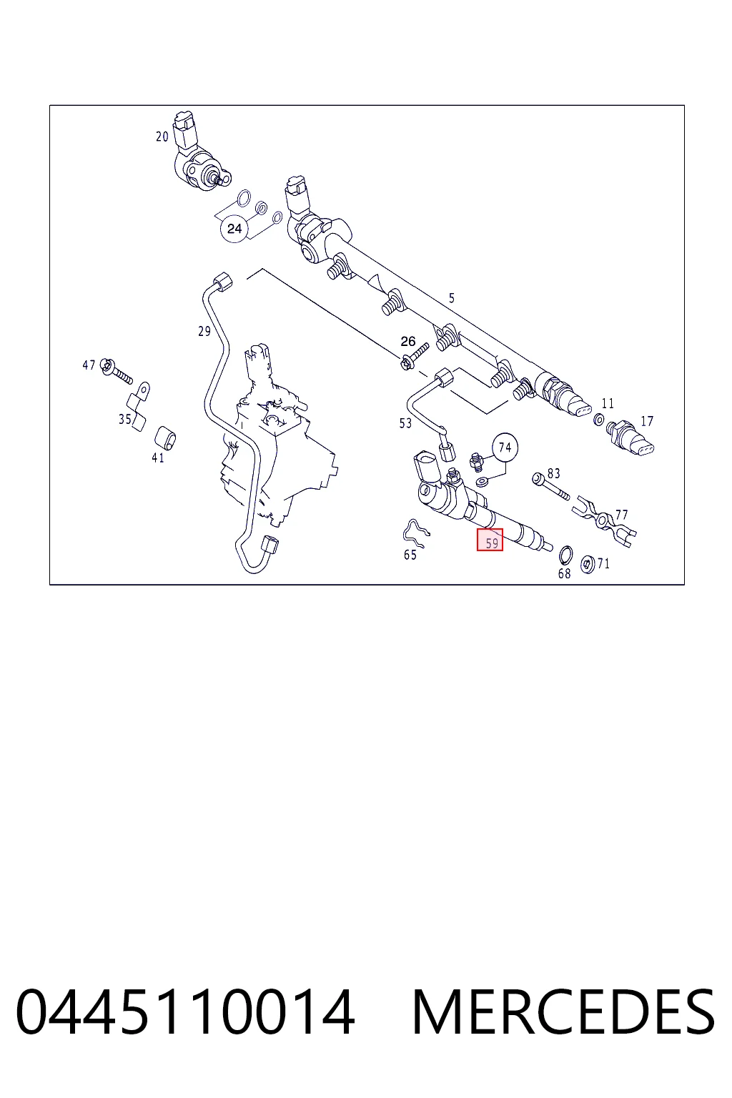Форсунка инжектора Bosch 445110015 цена, от 69.68 USD