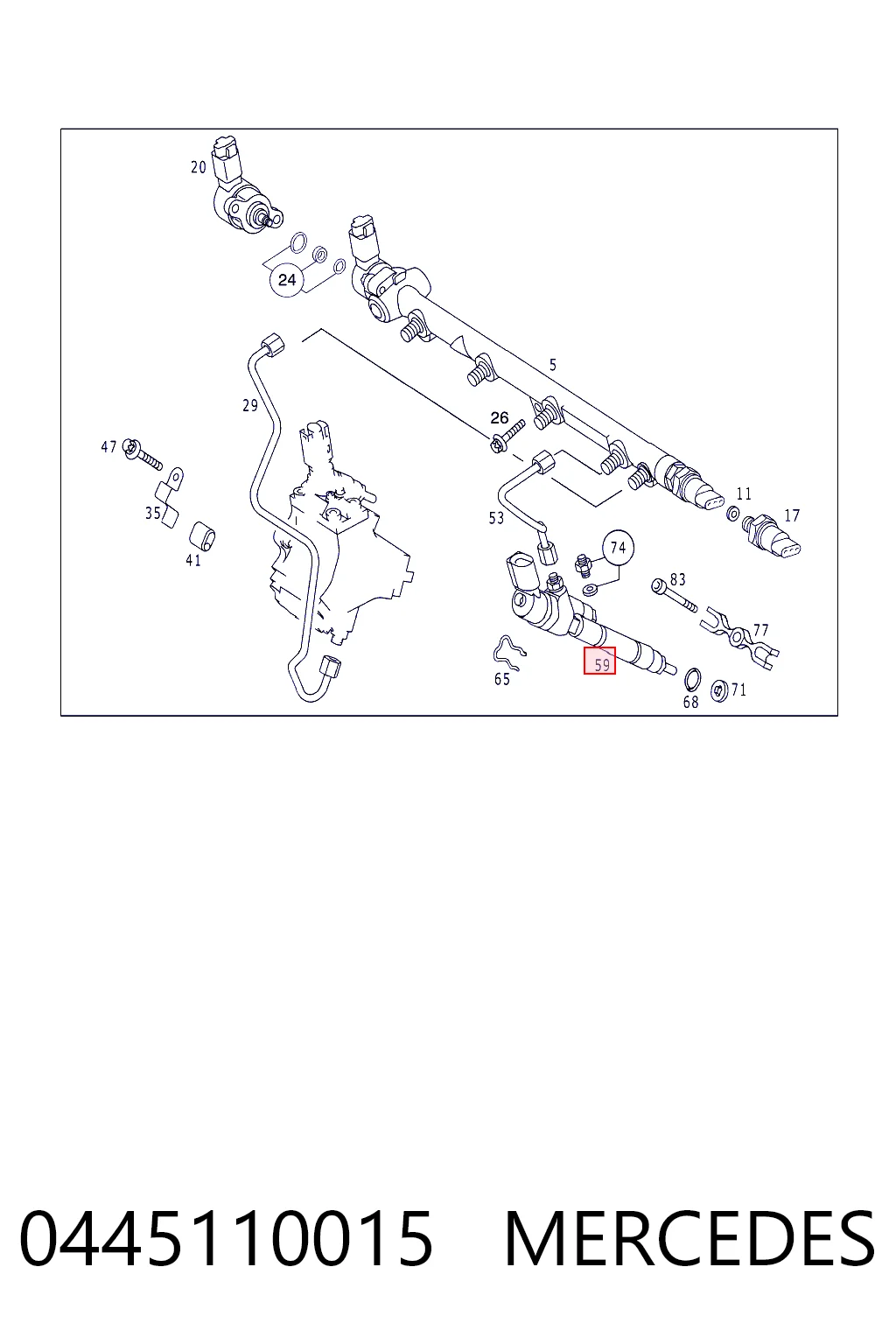 Топливные форсунки 445110015 Bosch