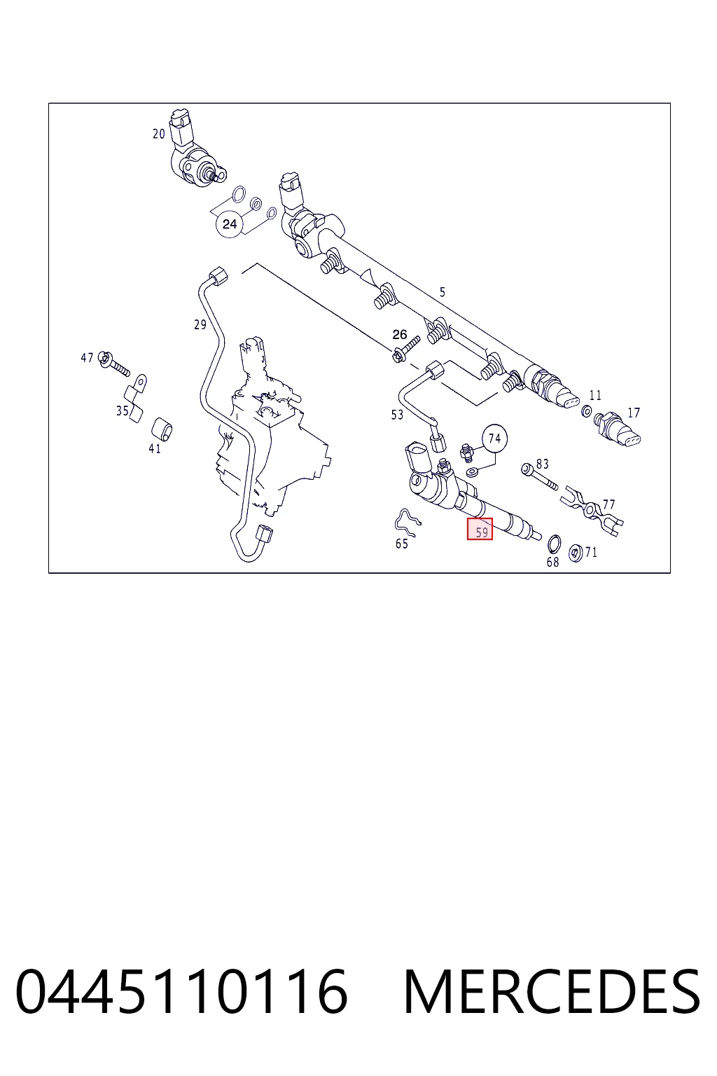 445110195 Bosch Топливные форсунки