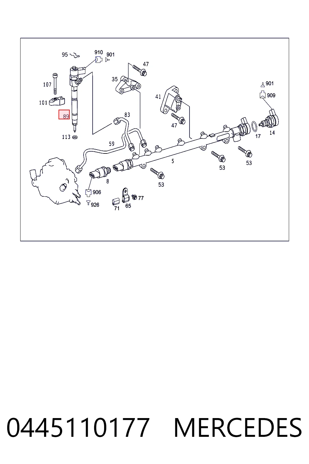Форсунка инжектора Mercedes 648070028787 цена, от 90.29 USD