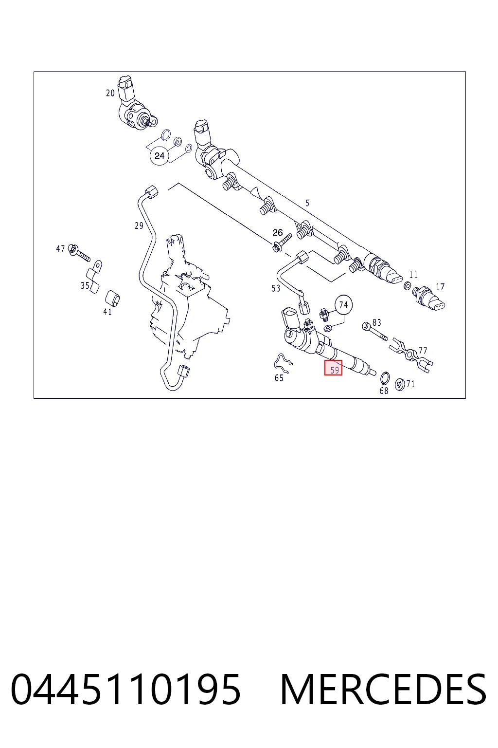 Форсунка инжектора Bosch 445110195 цена, от 84.46 USD