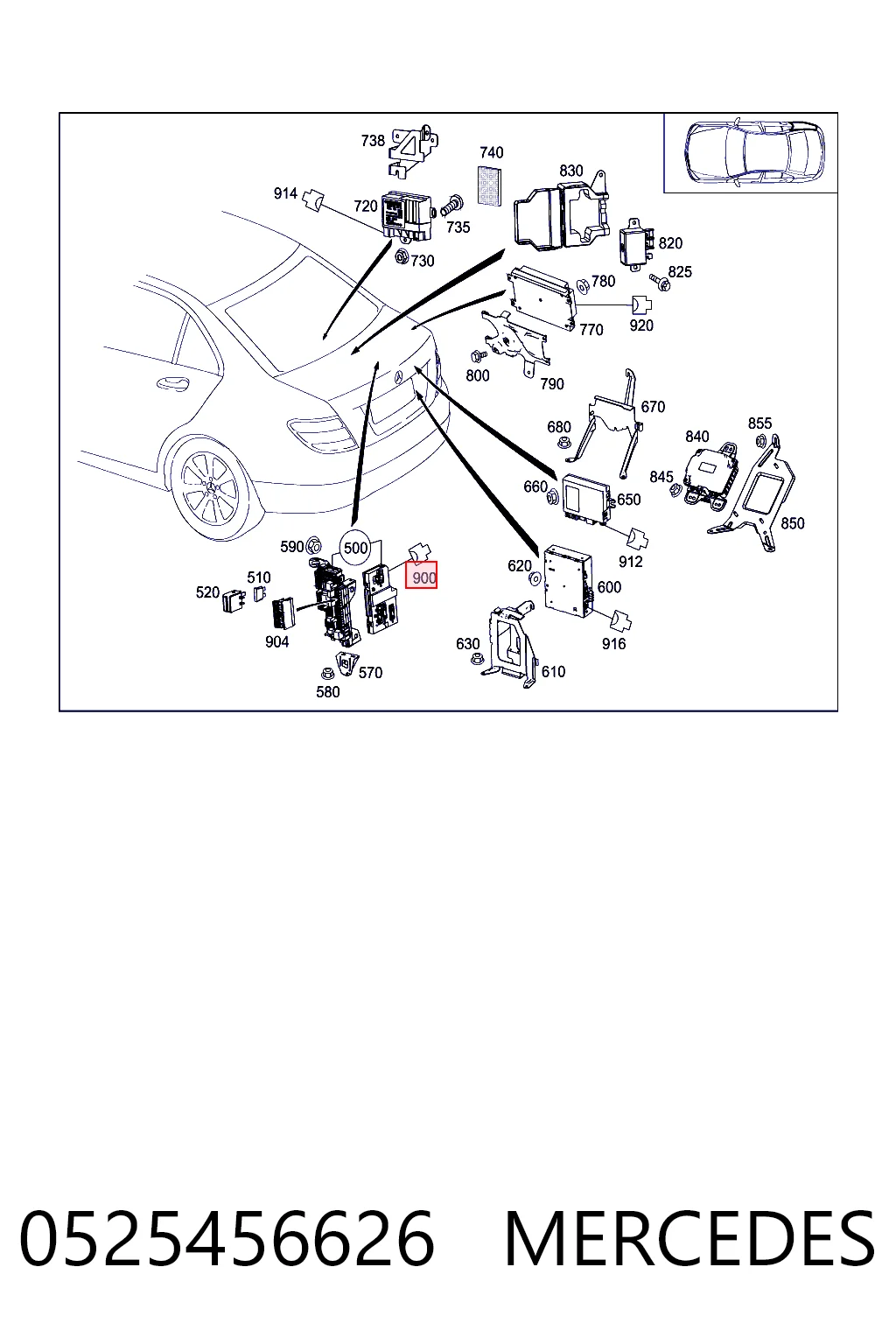 0525456626 Mercedes
