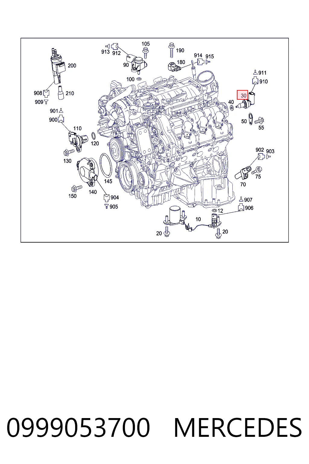 0999053700 Mercedes Термовыключатель