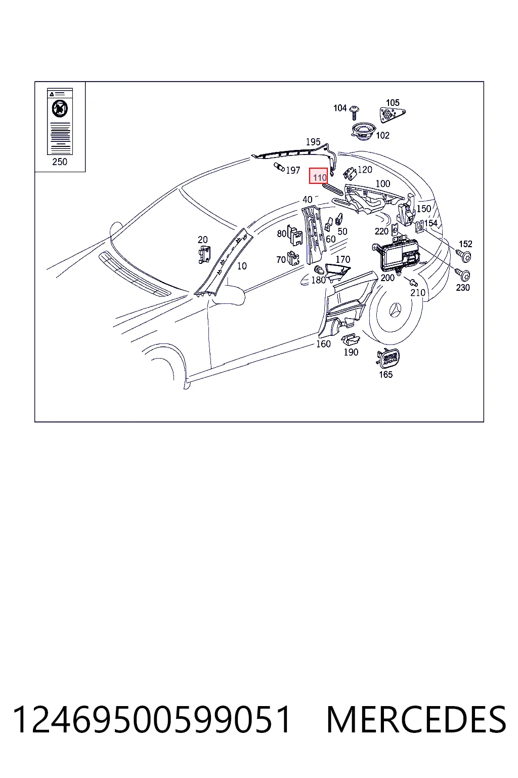 A12469500599B51 Mercedes 