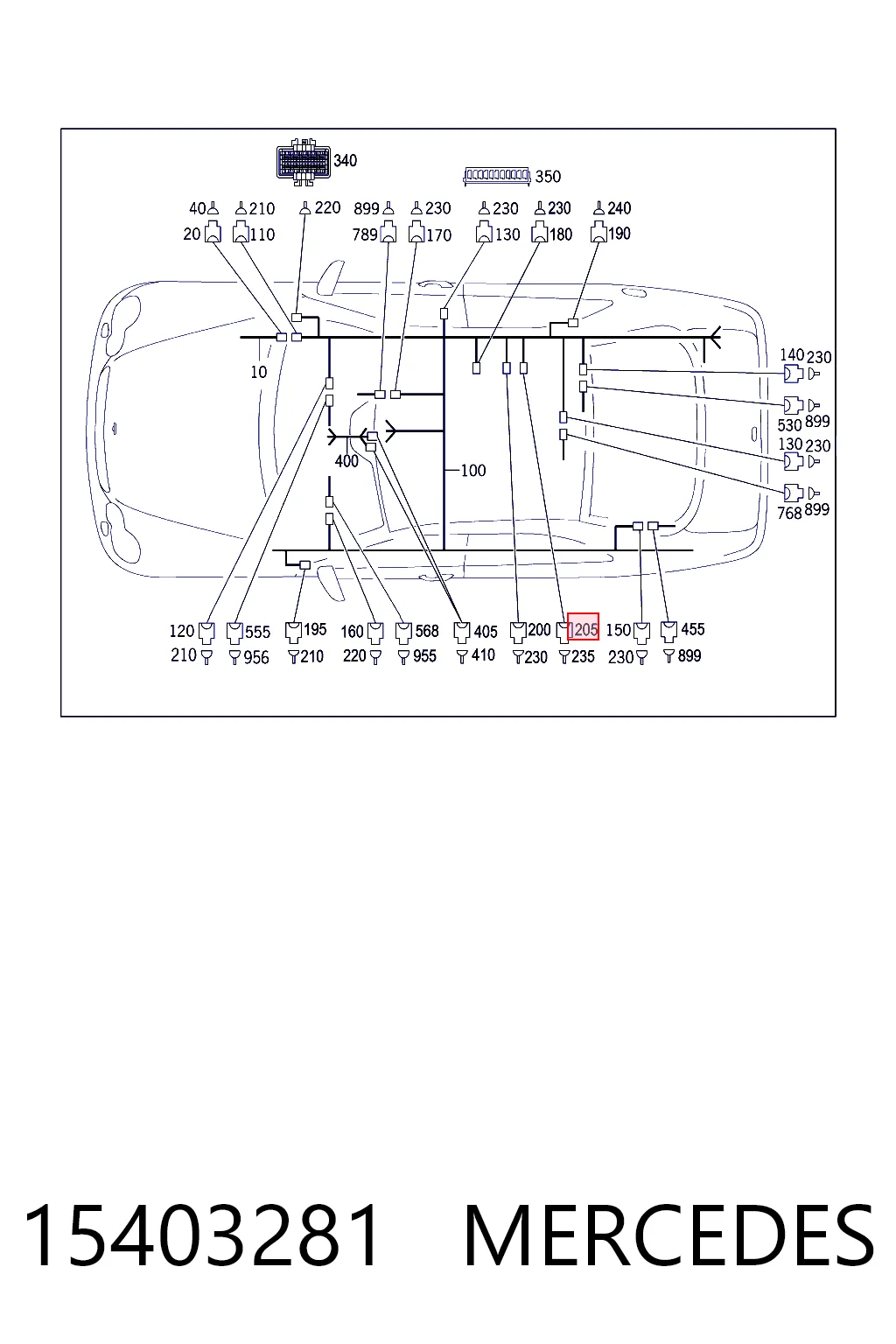 0015455240 Mercedes 