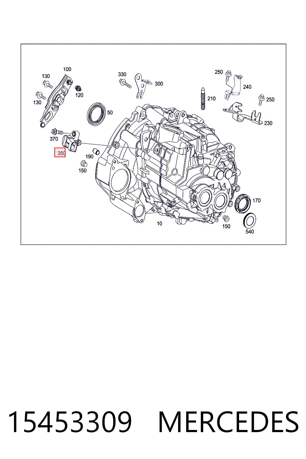 15453309 Mercedes Датчик включения фонарей заднего хода