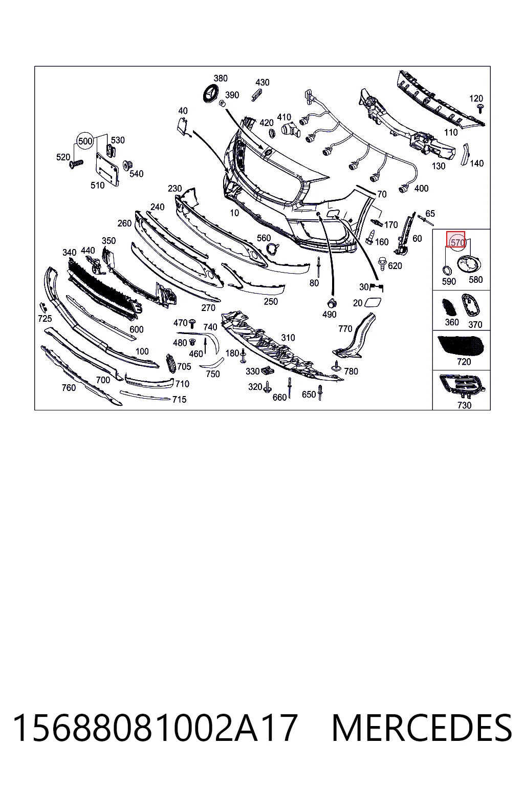15688081002A17 Mercedes 