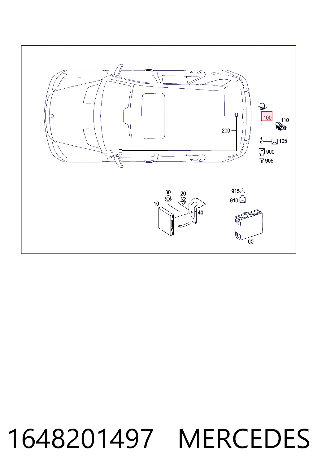 1648201497 Mercedes Камера системы обеспечения видимости
