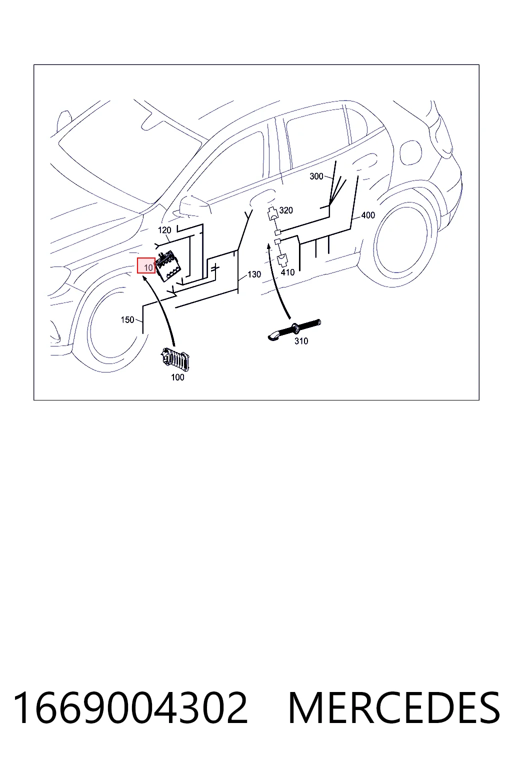 Блок комфорта передней двери Nissan/Infiniti A1669004302 цена, от 19.05 USD