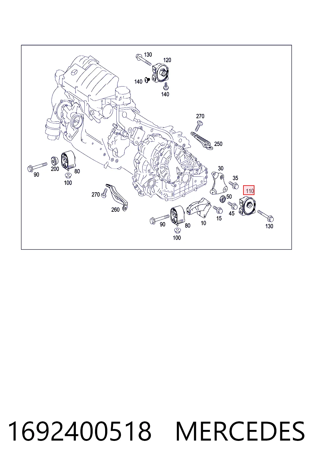 Подушка коробки передач AND 3M399005 цена, от 38.03 USD