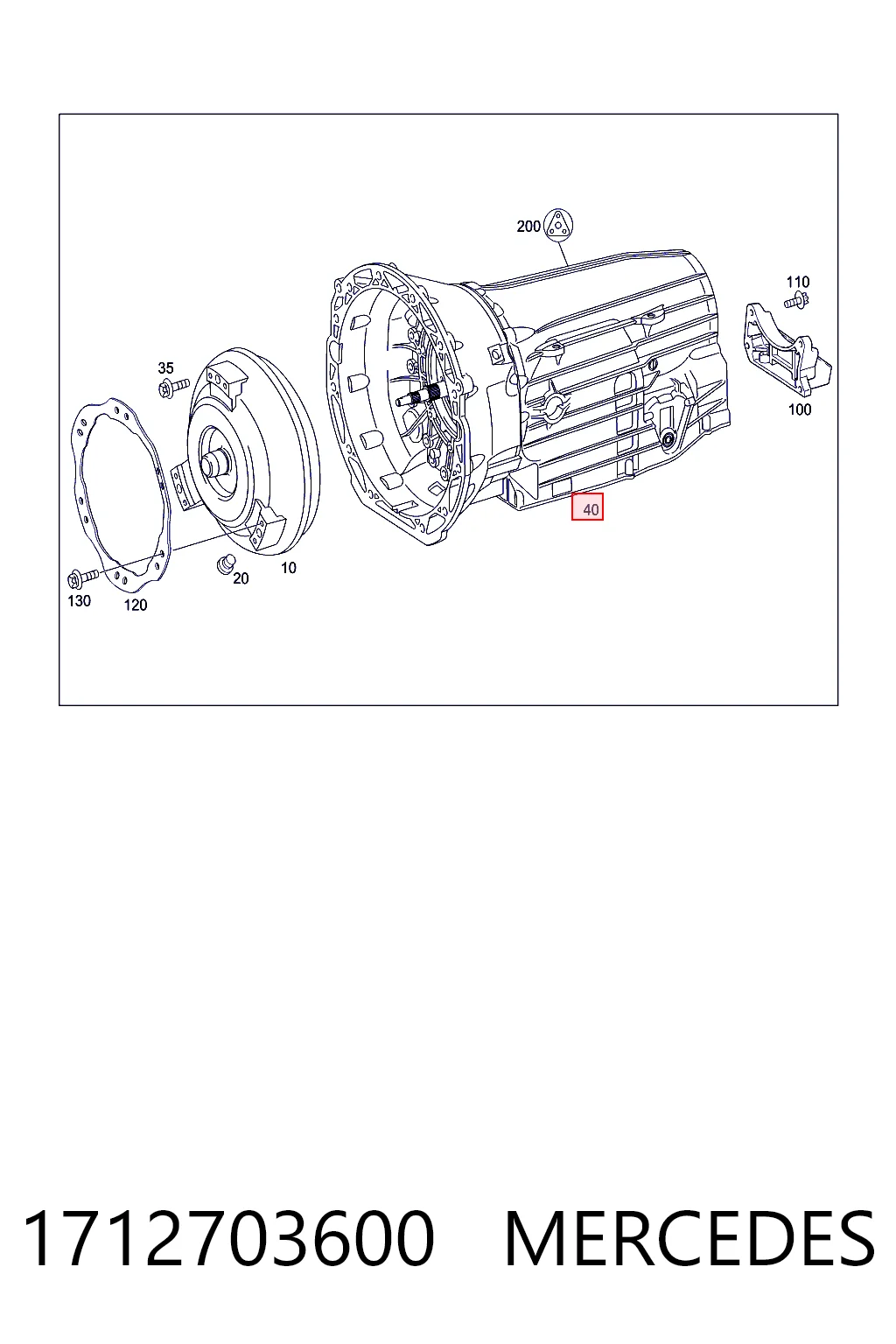 Коробка передач автомат Mercedes CLS купе (C219) (2004 - 2010) цена, от 471.83 USD
