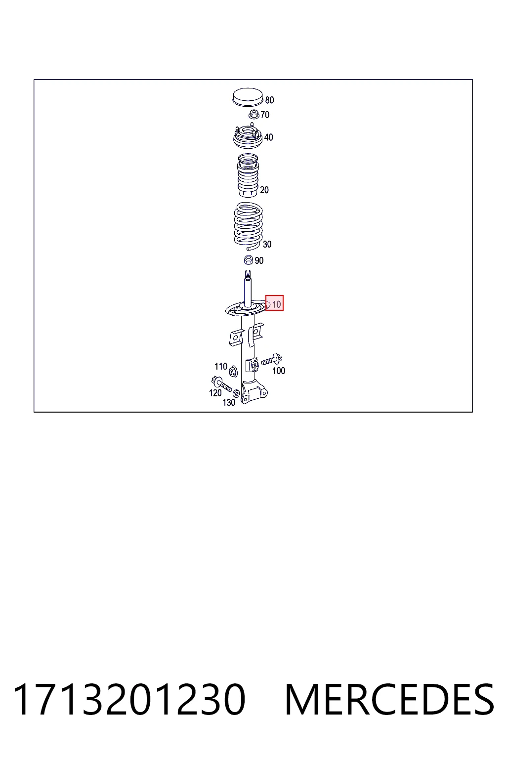 Стойка амортизатора передняя Honda 52611SLEJ01 цена, от 129.44 USD