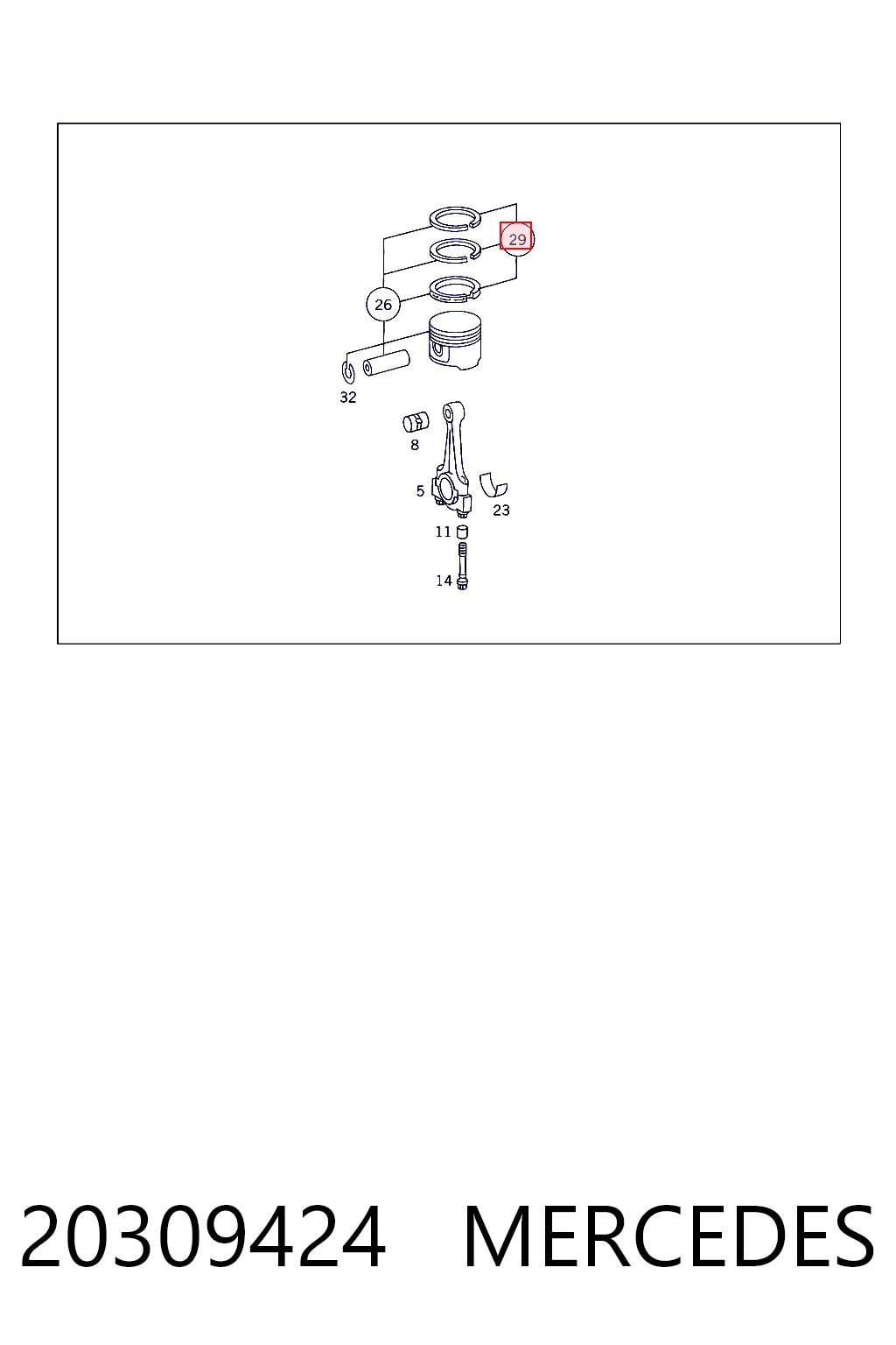 0020309424 Ssang Yong 