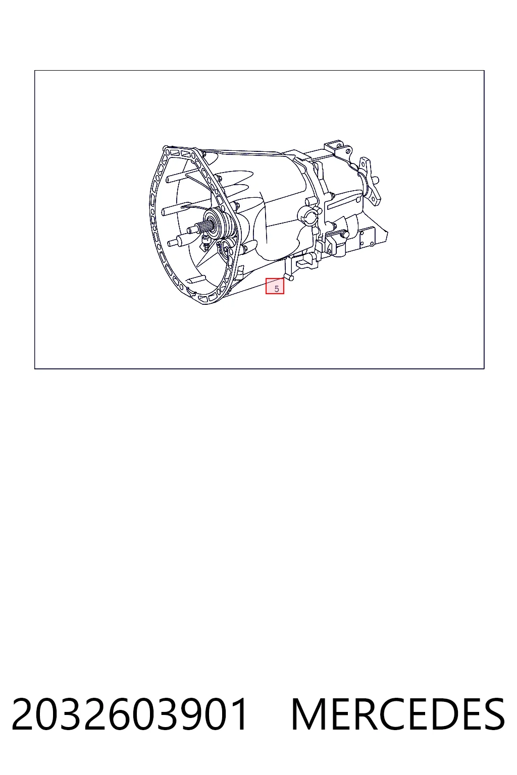 КПП в сборе на Mercedes C  W203