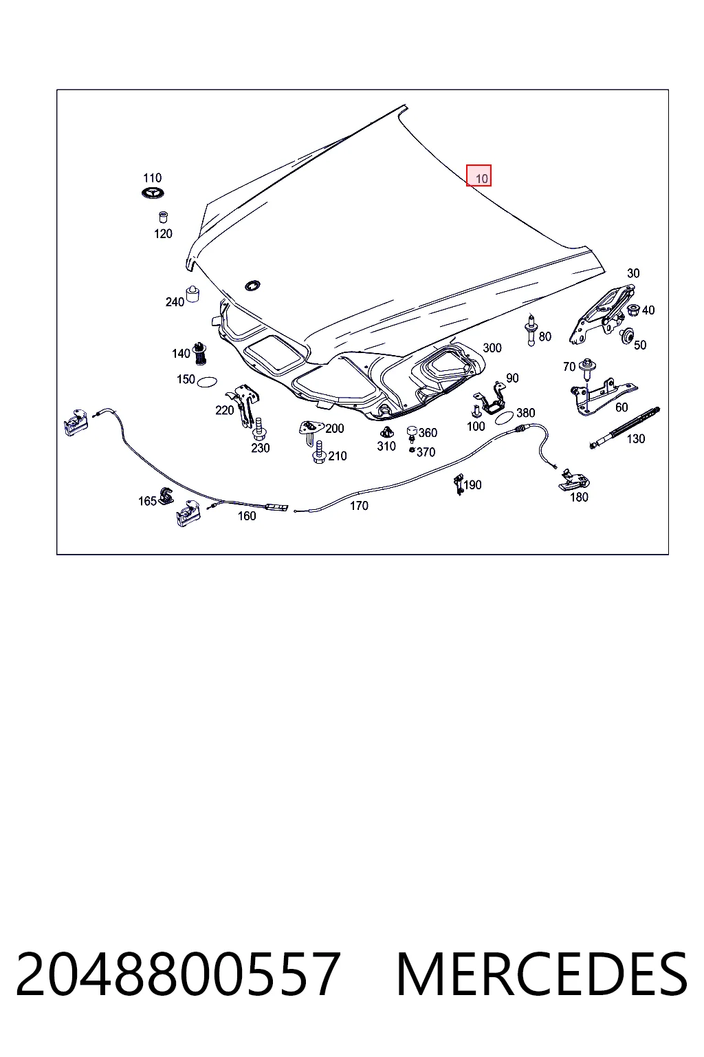 Капот Polcar 503903UB цена, от 178.97 USD