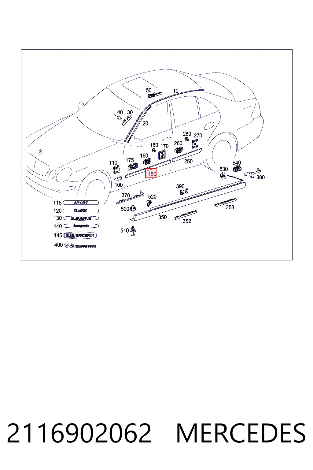 2116902062 Mercedes 