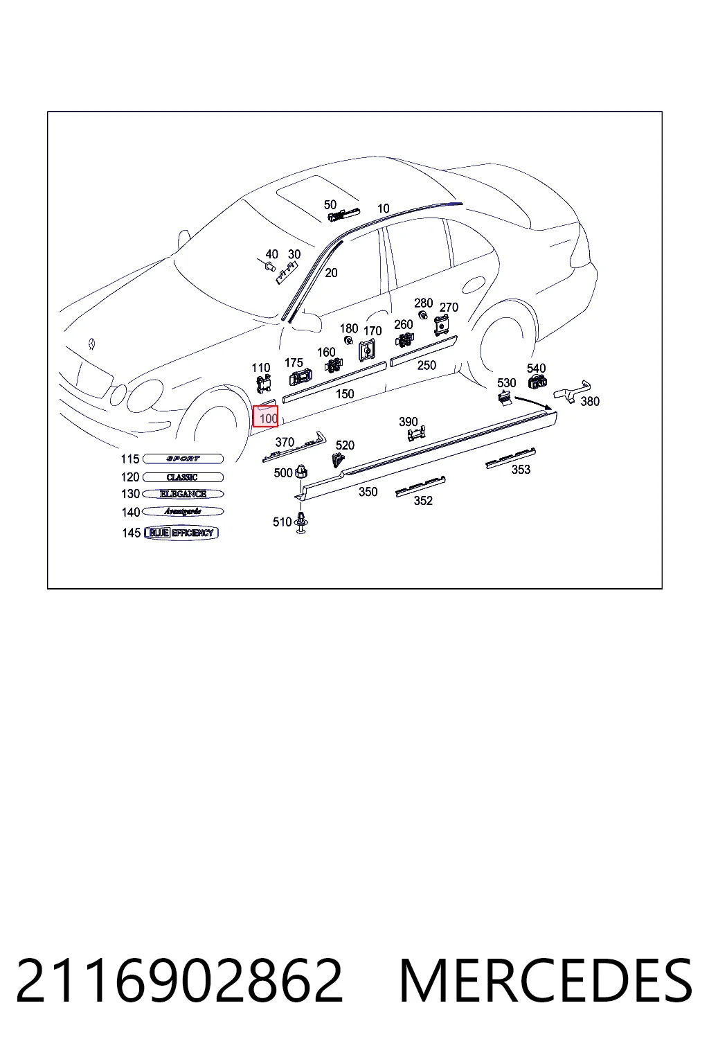 2116902862 Mercedes 