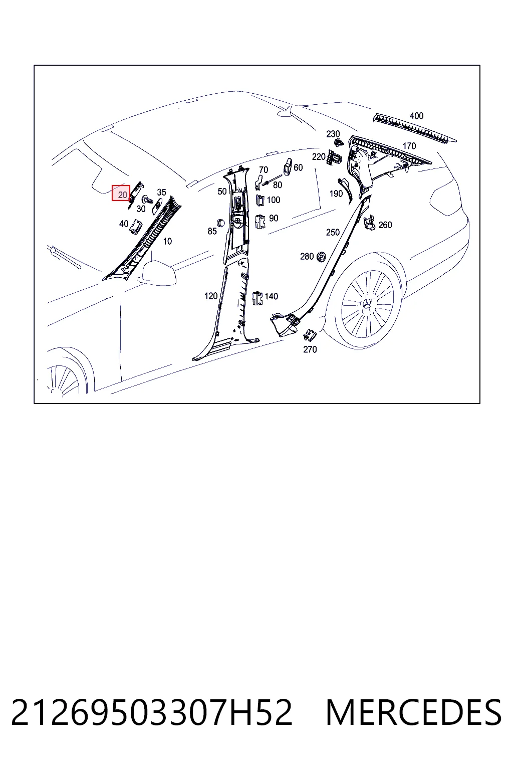 A2126950330 Mercedes 