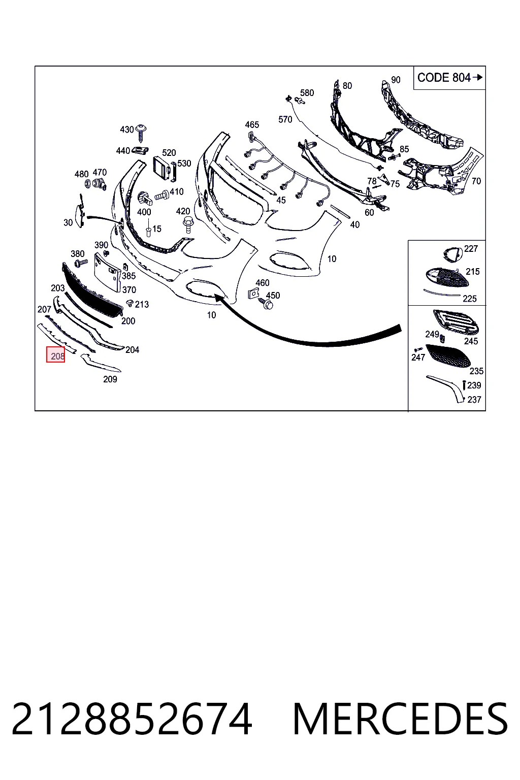 2128852674 Mercedes 