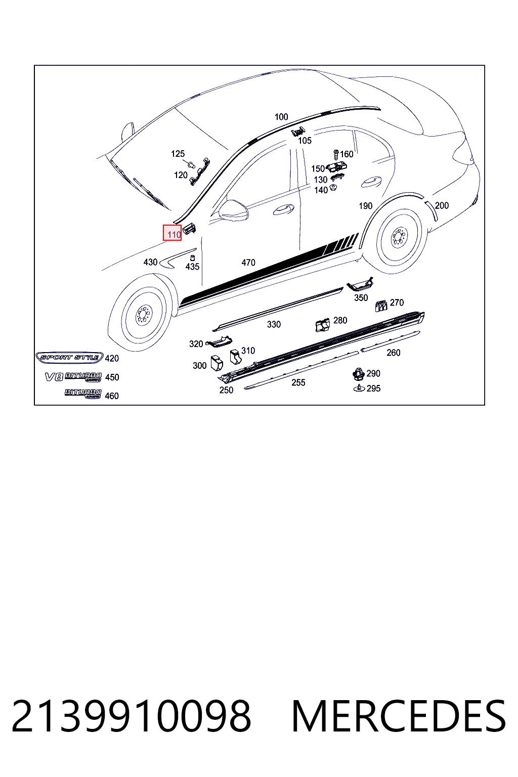 2139910098 Mercedes 