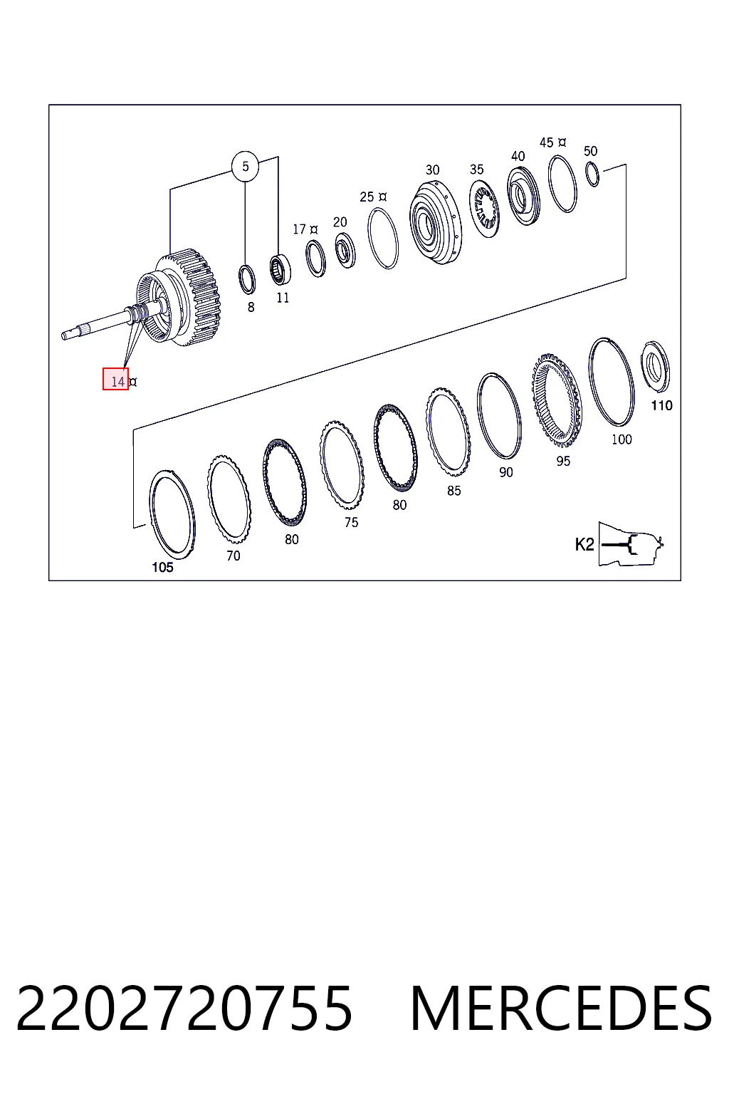  Mercedes 2202720455 цена, от 7.49 USD