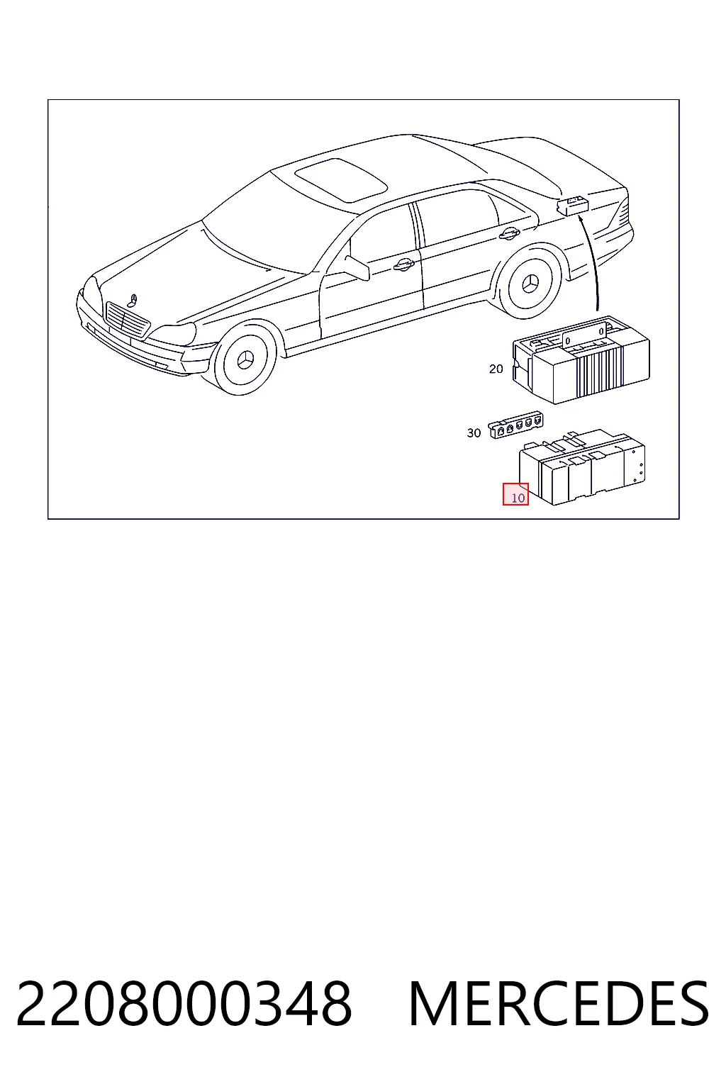 2208000348 Mercedes Механический вакуумный насос