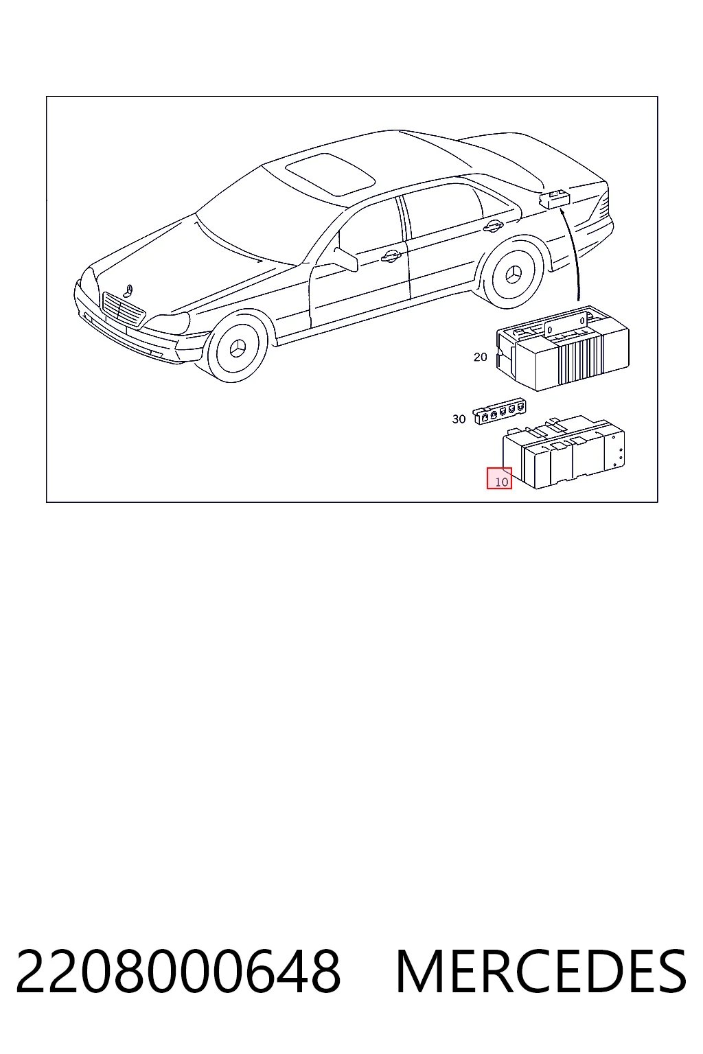 2208000648 Mercedes Механический вакуумный насос