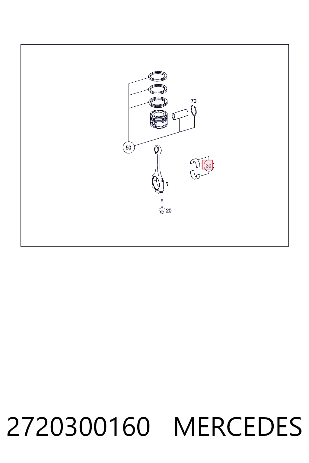 Вкладыши шатунные 001PL20890000 Mahle Original