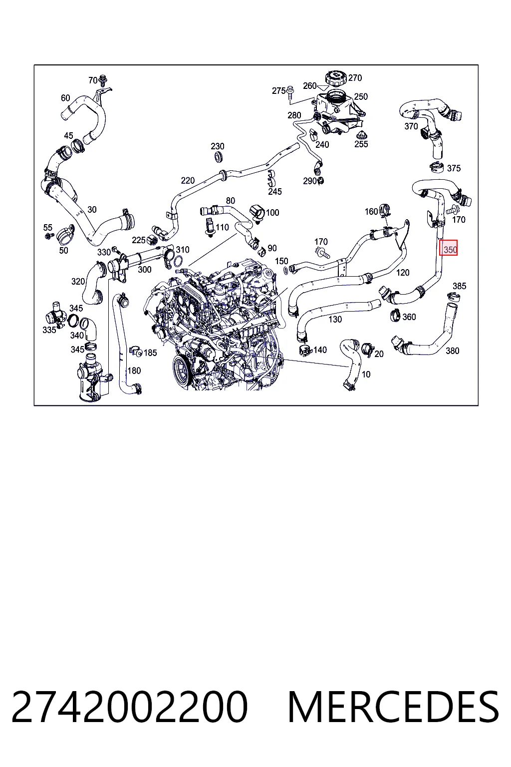 2742002200 Mercedes 