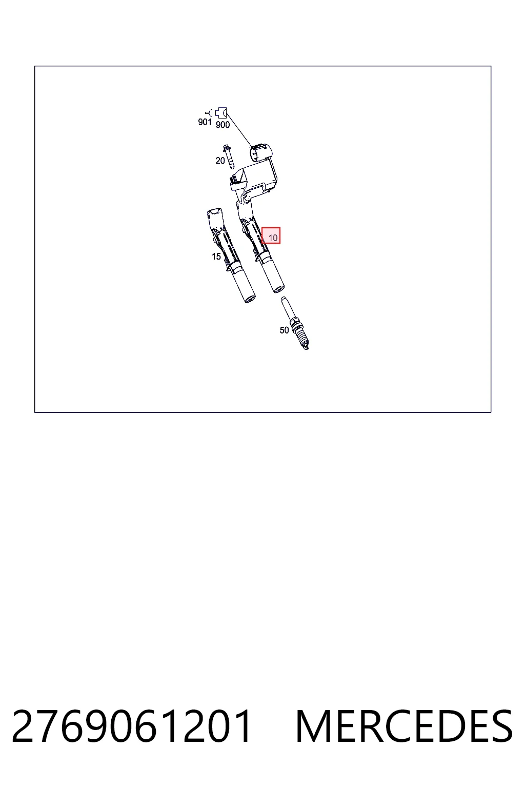 2769061201 Mercedes Катушка зажигания