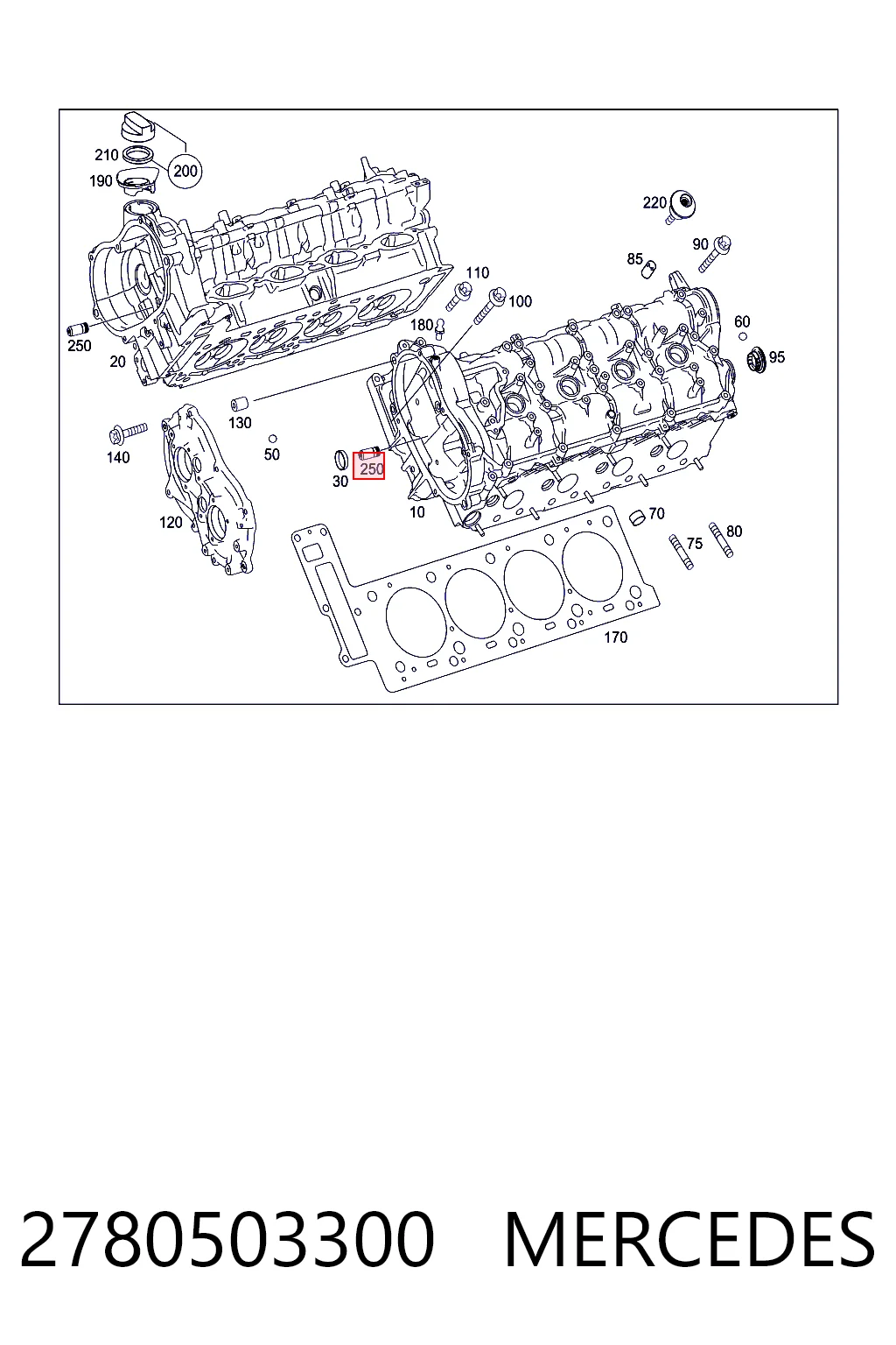 2780503300 Mercedes Клапан обратный, пневматический