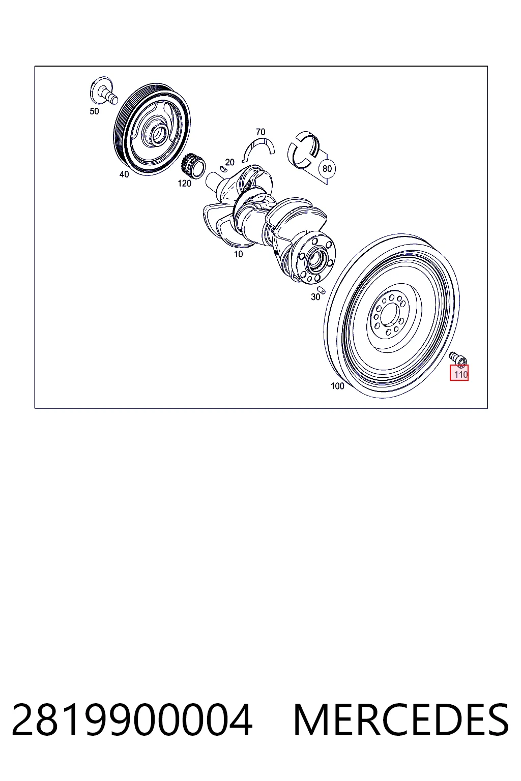 95517848 Opel Болт крепления маховика