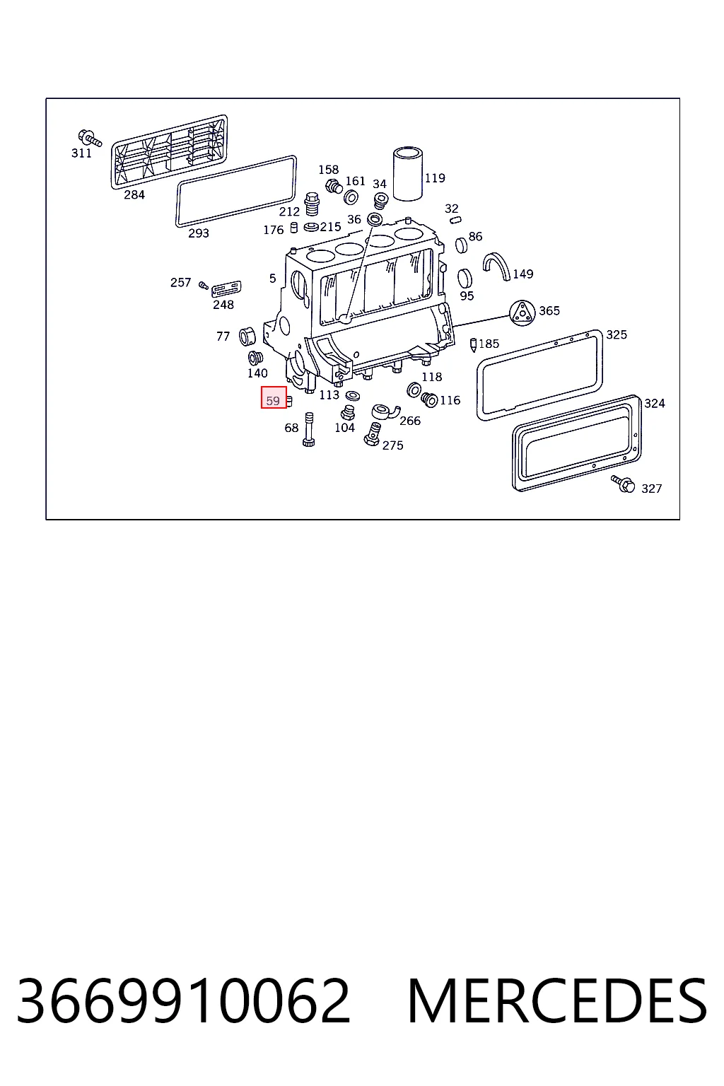 3669910062 Mercedes
