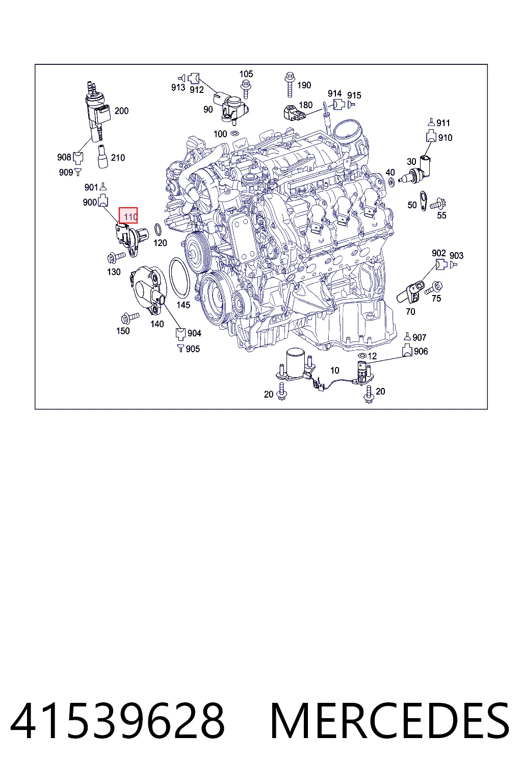 41539628 Mercedes Датчик распределительного вала
