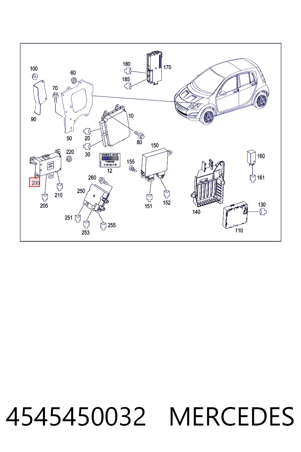 Блок управления электроусилителем руля Hitachi MR594091 цена, от 33.86 USD