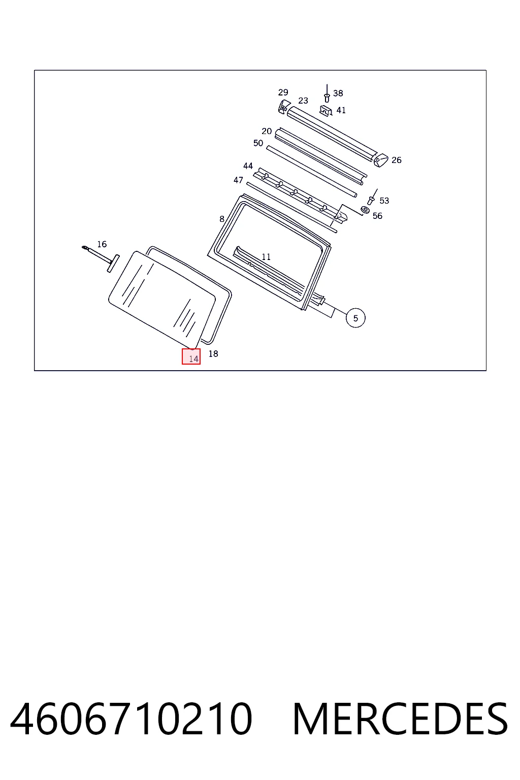 Стекло лобовое Mercedes G I внедорожник (W463) (1989 - 2018) цена, от 48.23 USD
