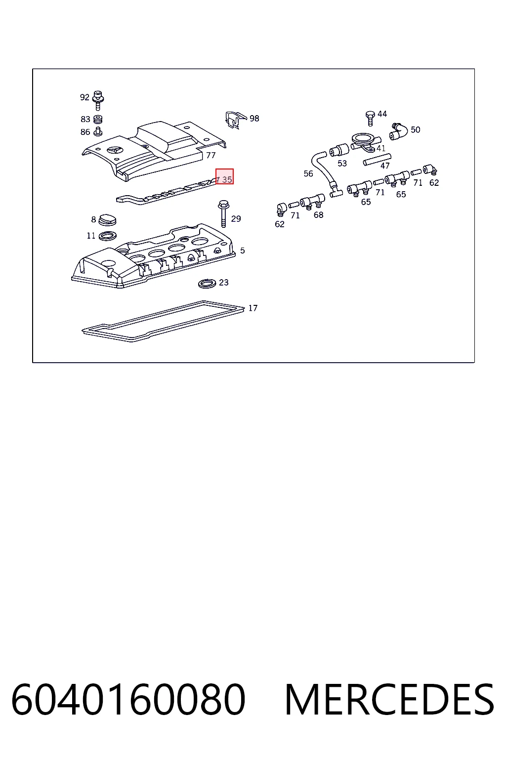 6040160080 Mercedes