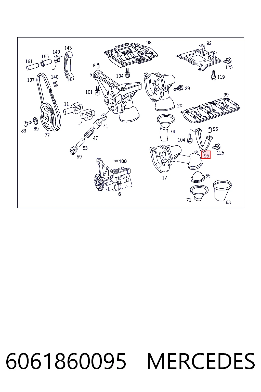 6061860095 Mercedes