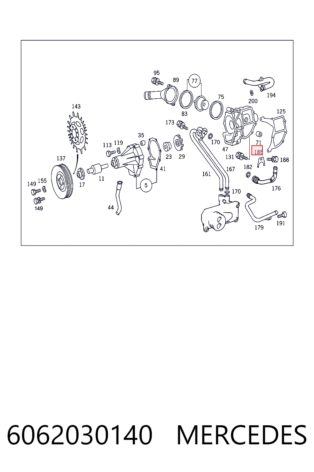 6062030140 Mercedes