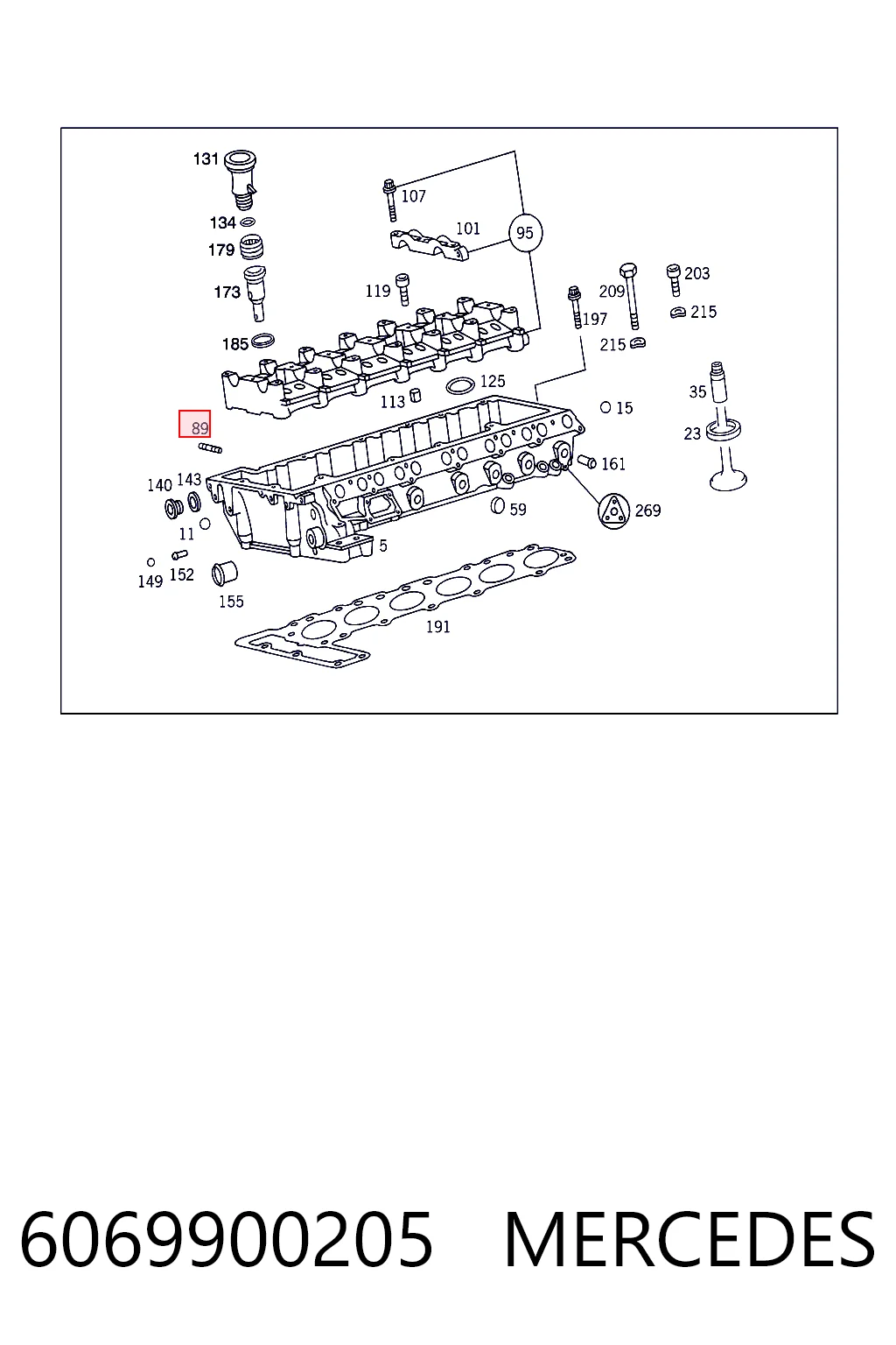 6069900205 Mercedes