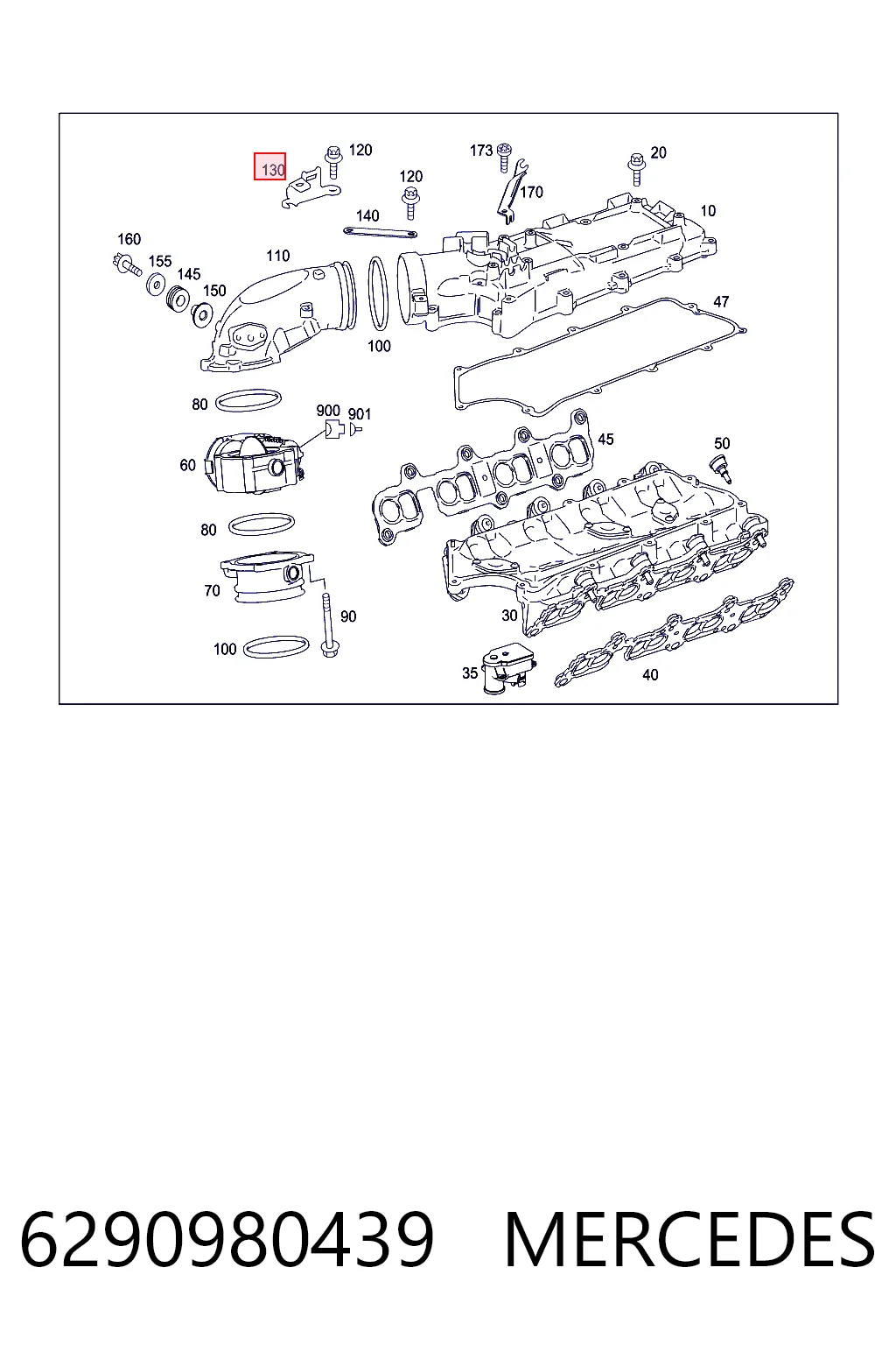 6290980439 Mercedes