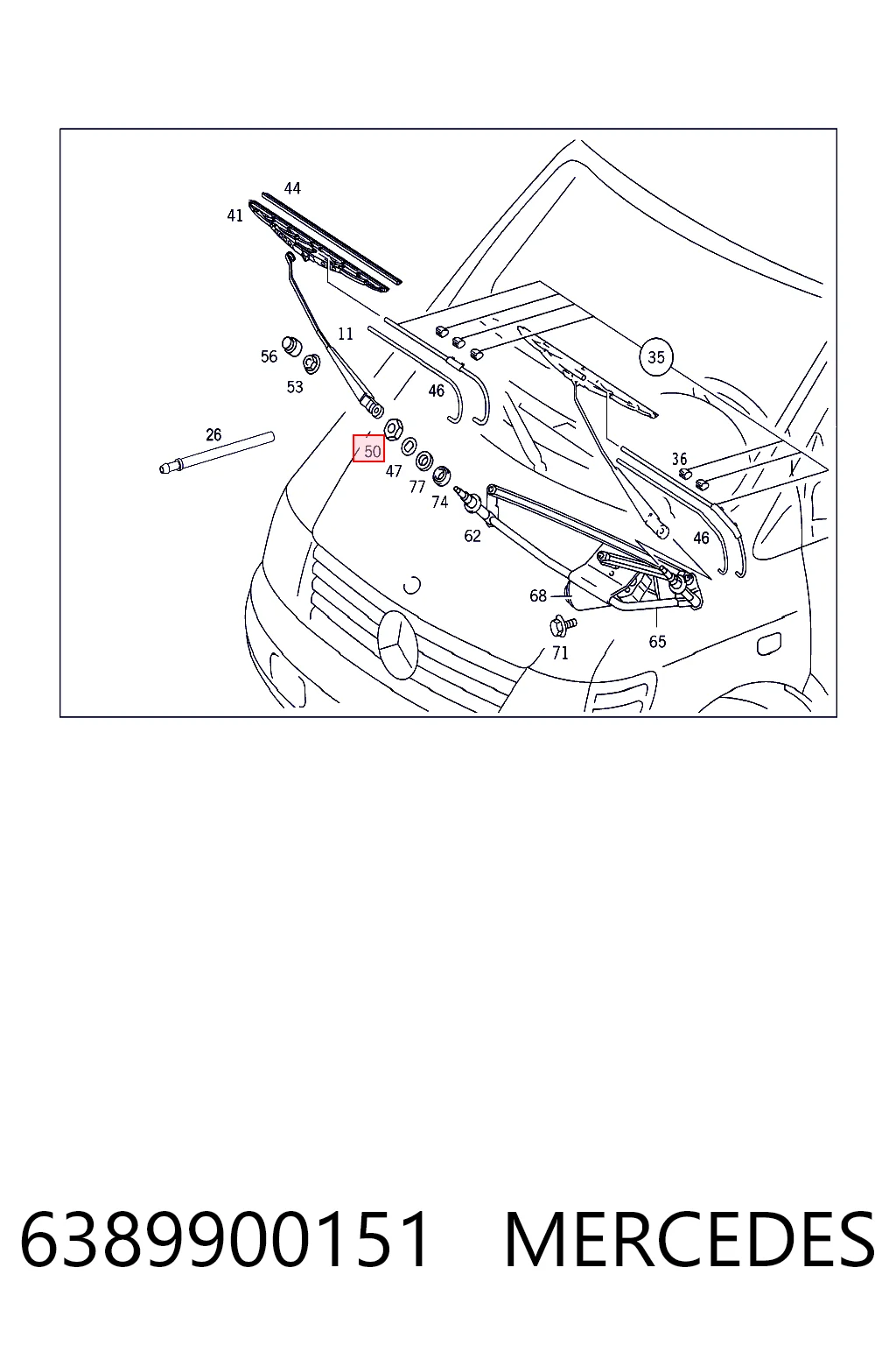 6389900151 Mercedes