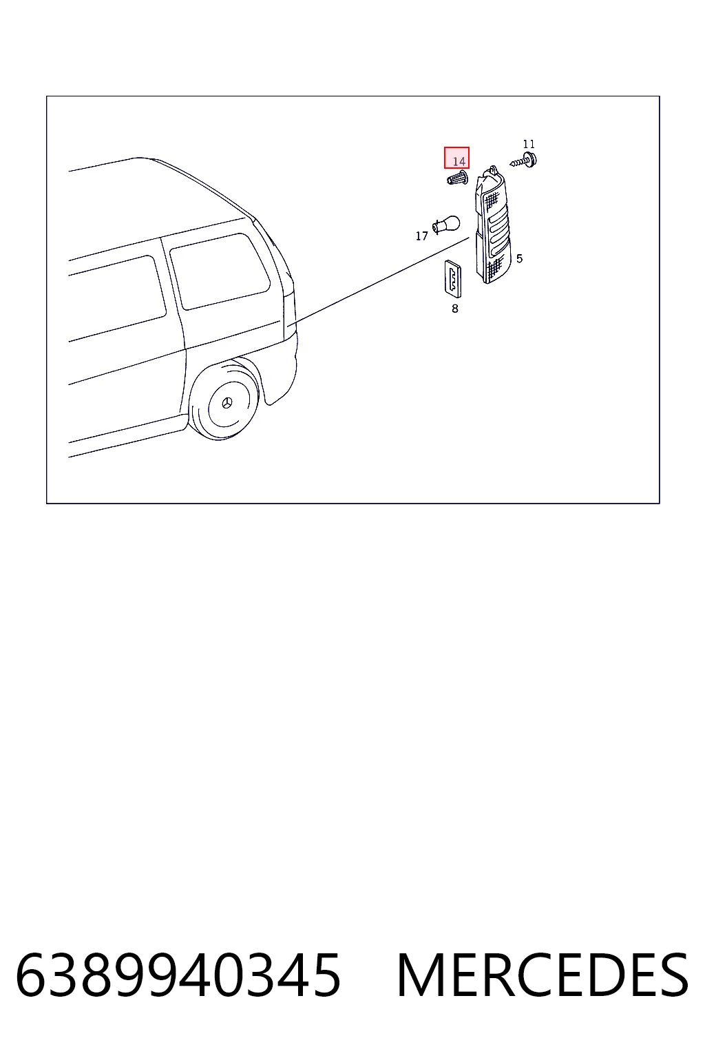 6389940345 Mercedes