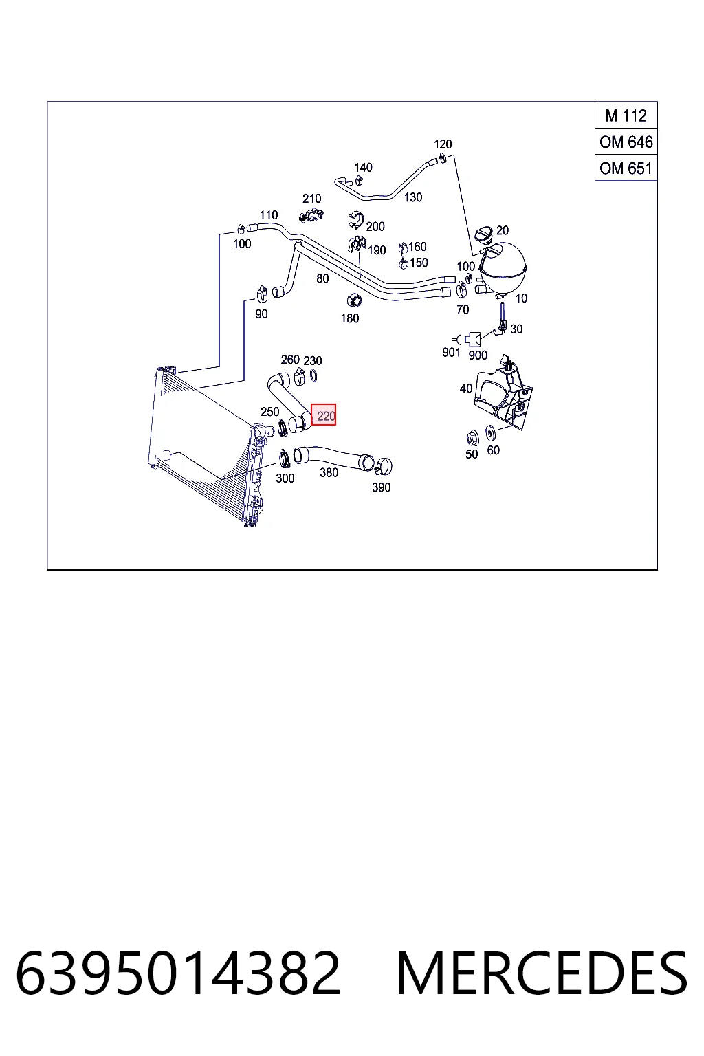 Патрубок радиатора 60720094 BSG