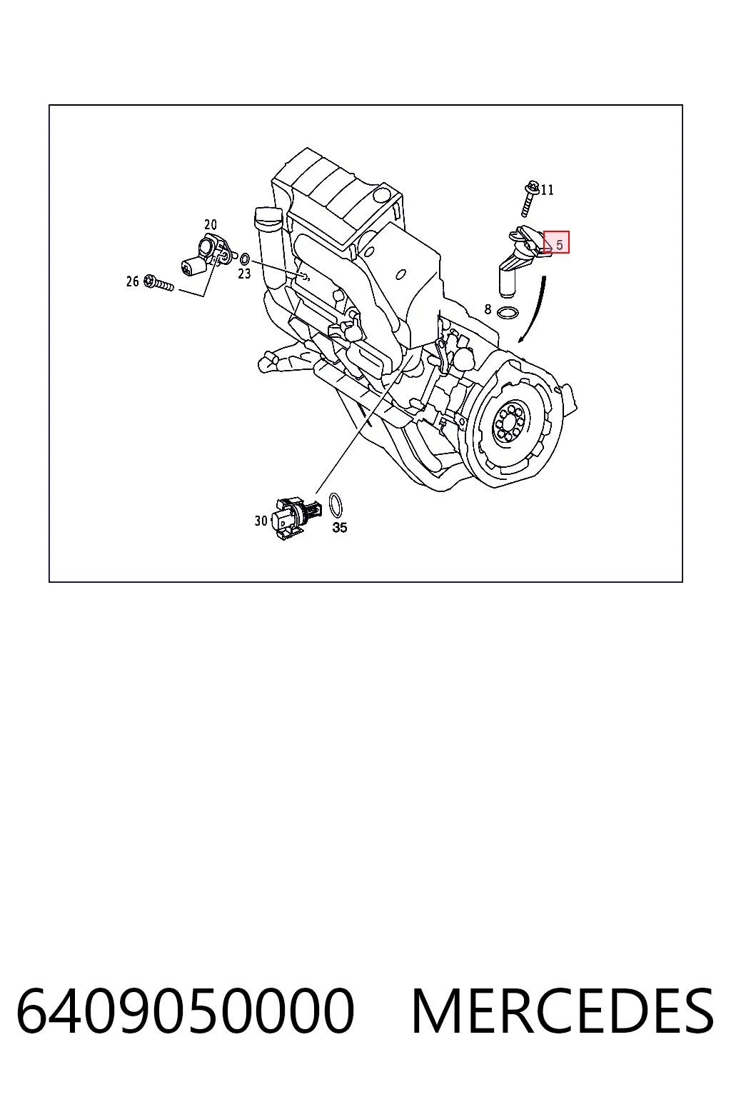 6409050000 Mercedes Датчик уровня масла