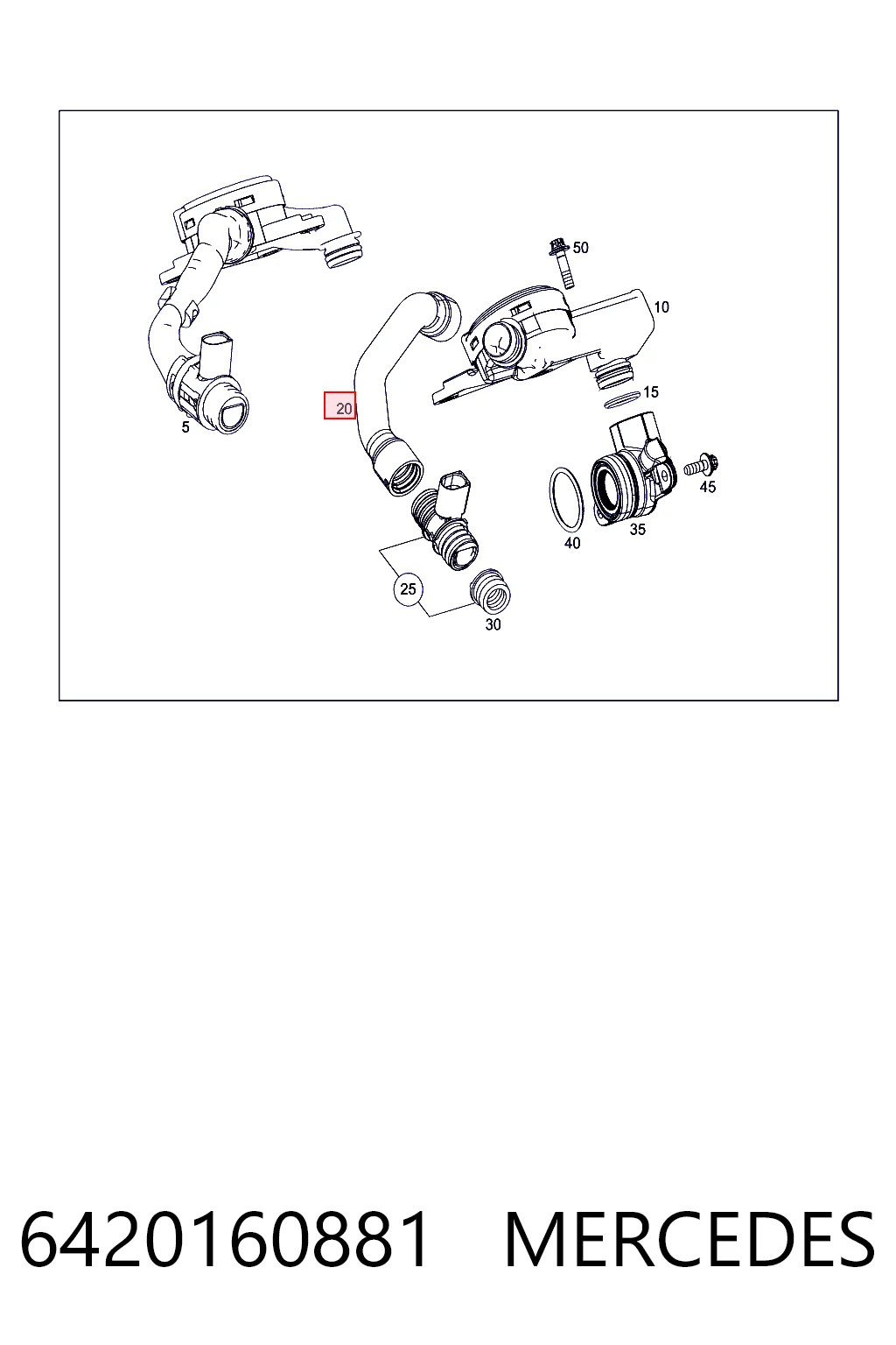 Трубка отвода картерных газов Fiat/Alfa/Lancia K05175516AA