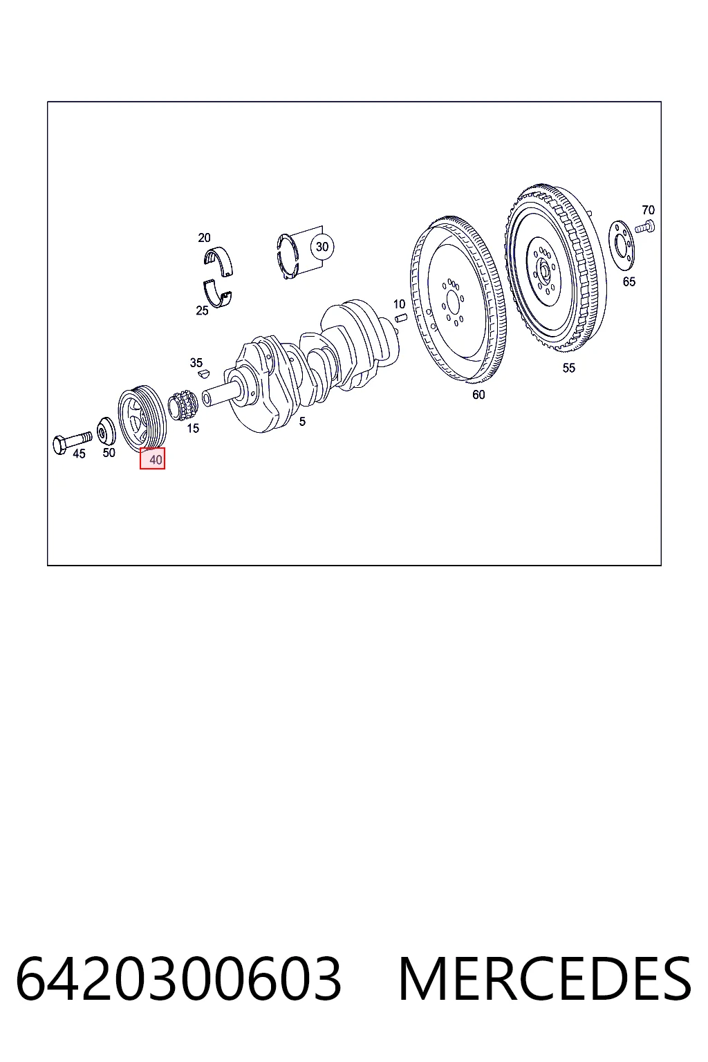 Шкив коленвала VD1245 Continental/Siemens