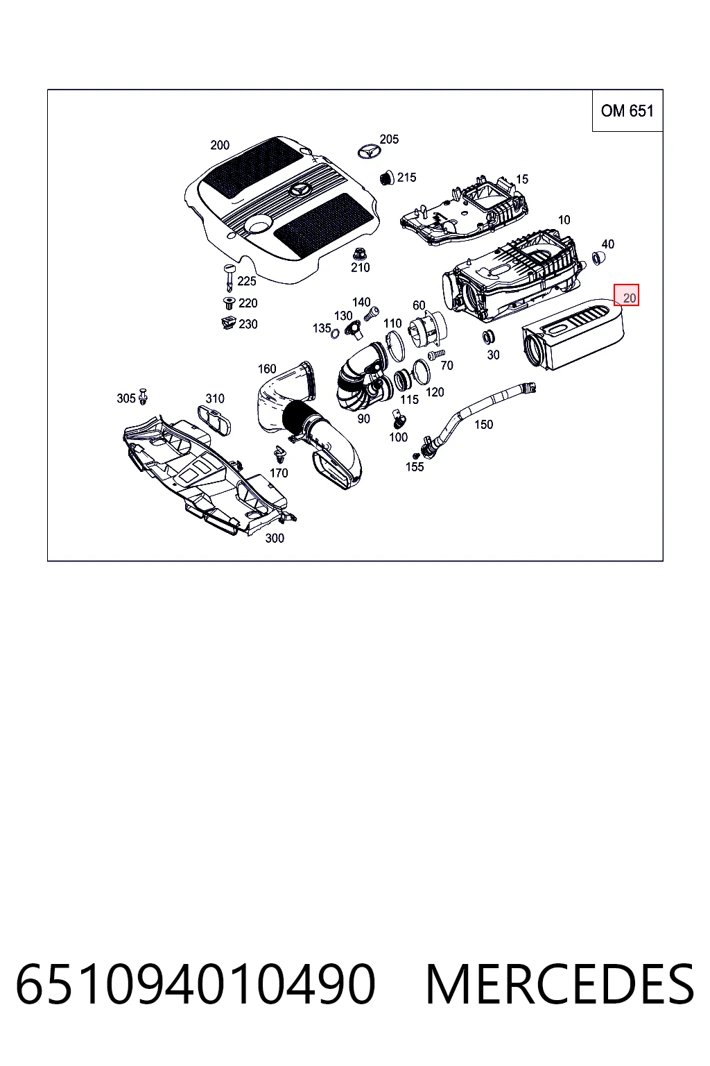 651094010490 Mercedes